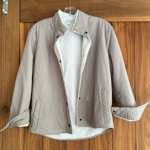James Perse Shearling Shirt Jacket NWOT